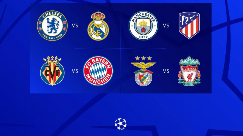 Chelsea gặp Real ở tứ kết Champions League