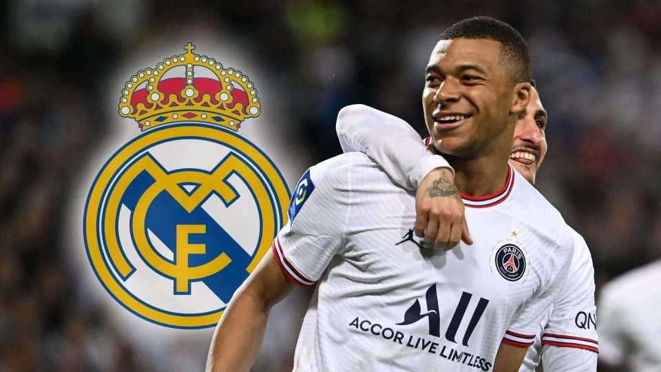 Số áo của Mbappe tại Real Madrid